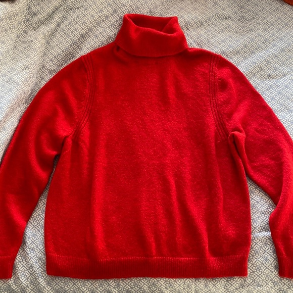 NWOT Red Turtleneck Sweater 😍 - Picture 2 of 15